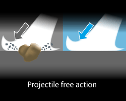 Projectil free action